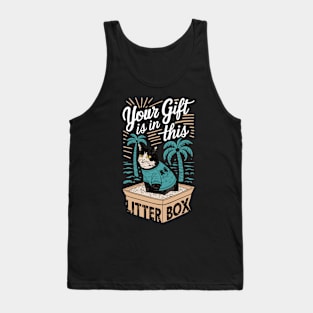 Cat in box Tank Top